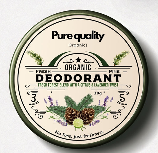 Fresh Pine organic deodorant