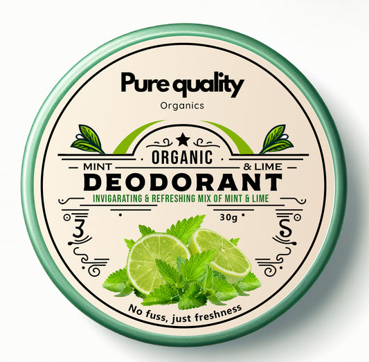 Mint & Lime organic deodorant